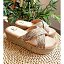 Sandalias Plataforma Beige